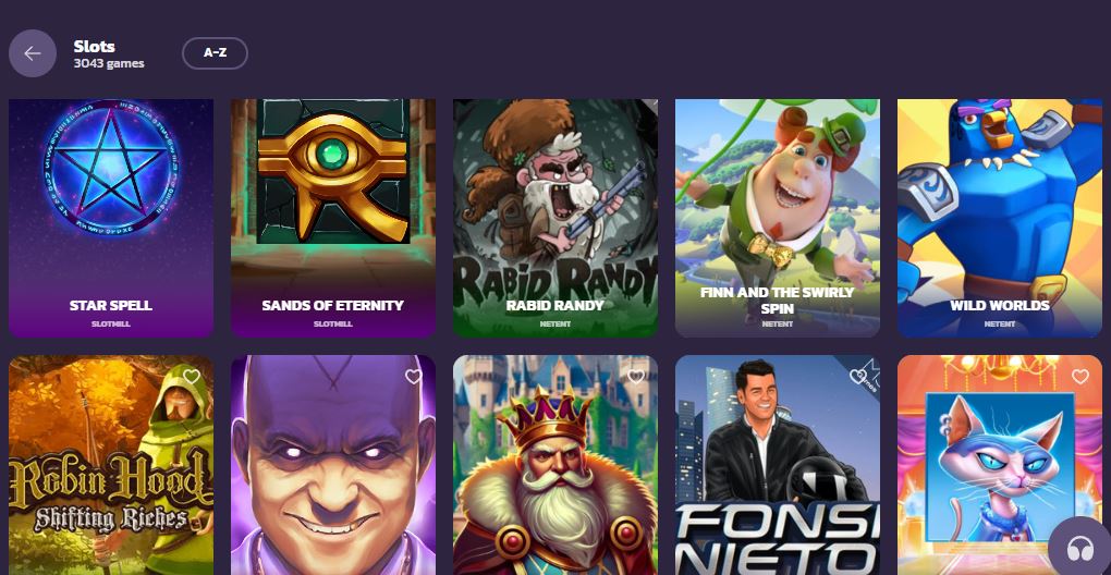 Busca tus tragamonedas favoritas entre miles de juegos disponibles 
